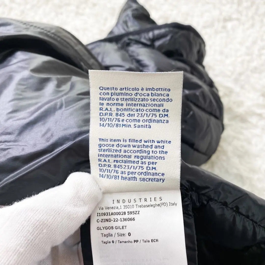 Unusedweight Moncler GLYGOS GILET Black Down Vest Gire 0