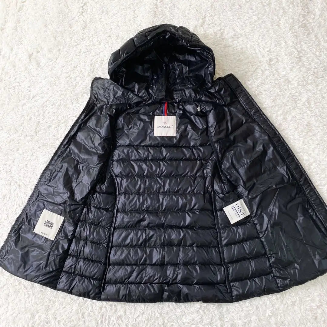 Moncler GLYGOS GILET Chaleco de plumón negro Gire 0 sin usar | 未使用級 モンクレール Glygos Gilet 黒 ダウンベスト ジレ 0