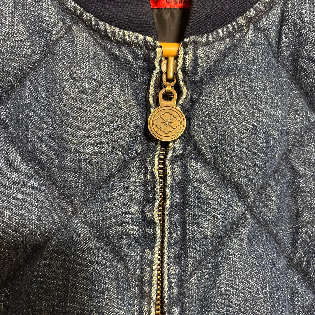 Chaqueta de plumas EVISU YAMANE de tejido vaquero