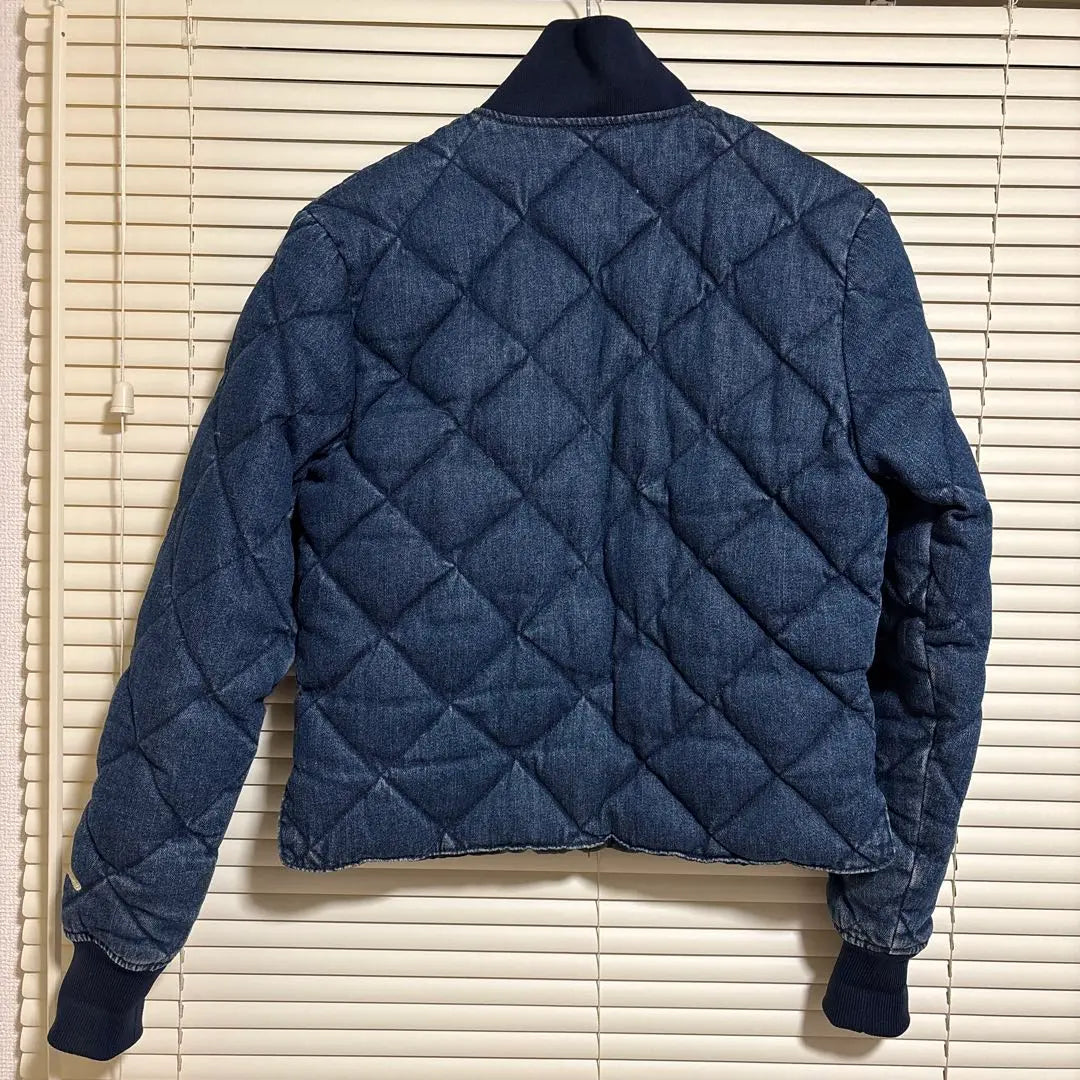 EVISU YAMANE down jacket denim fabric