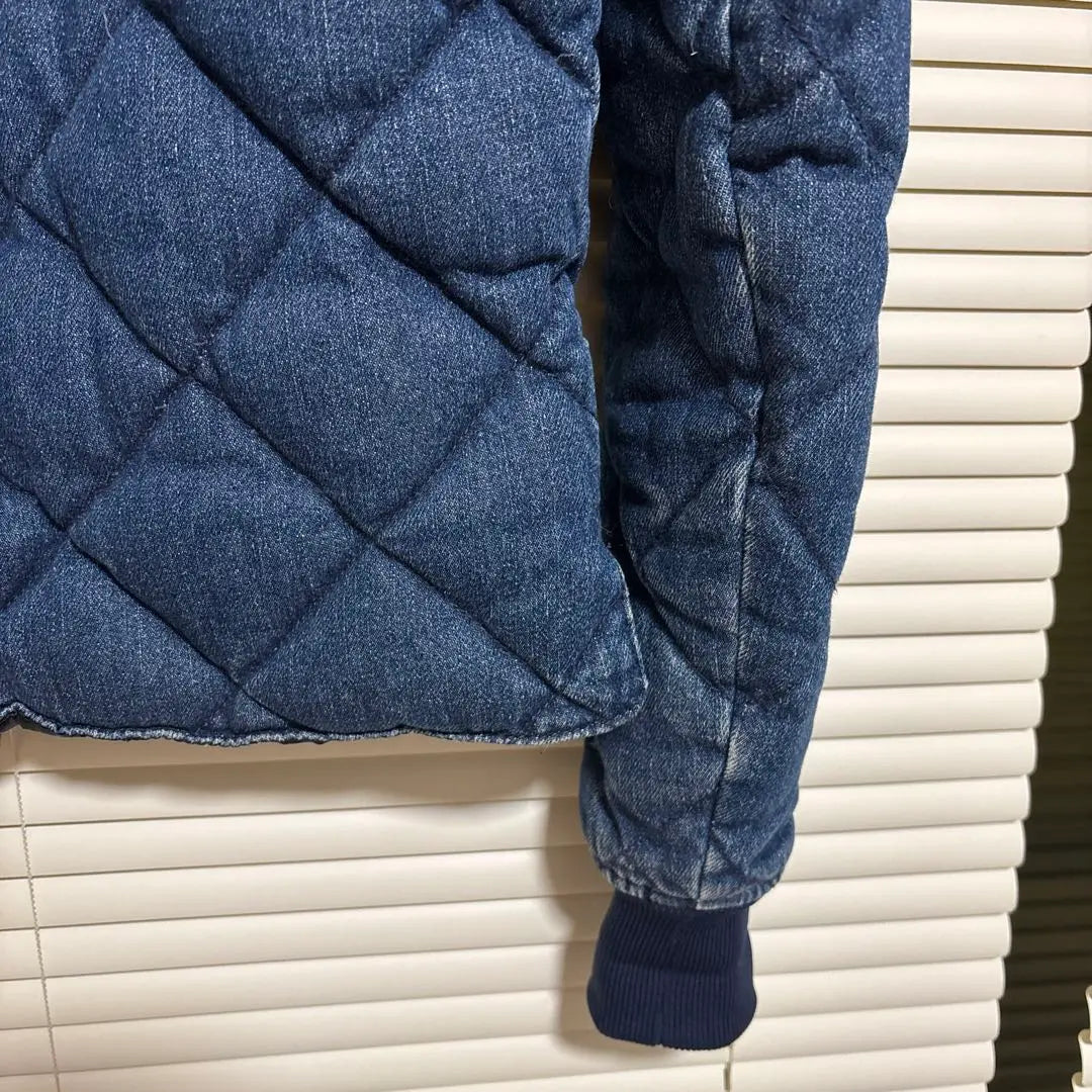 EVISU YAMANE down jacket denim fabric