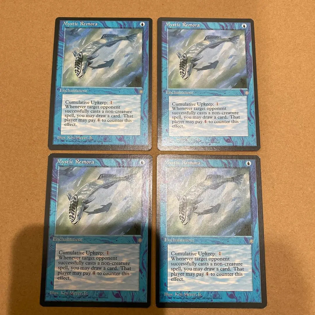 MTG Mystic Load/Mystic Remora English 4 pieces