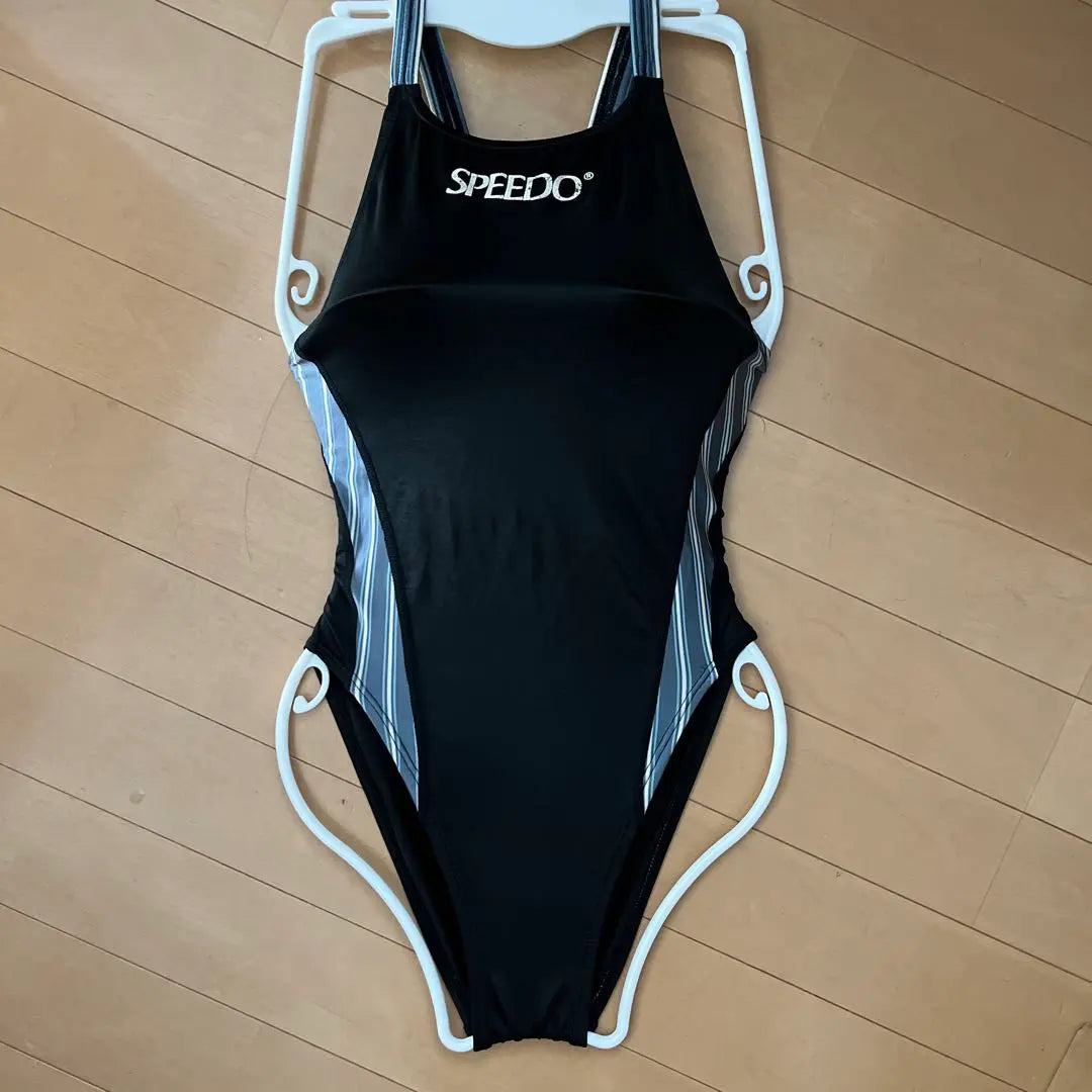 SPEEDO Sports Swimwear Black Stripe Mercuryne