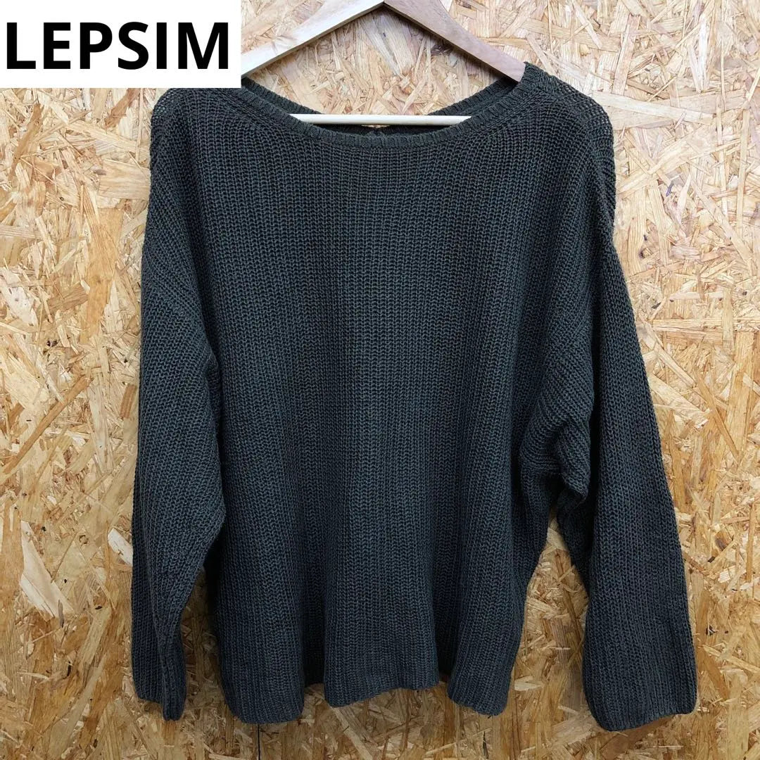 F250201-9 LEPSIM knit-free size | f250201-9 LEPSIM ニット フリーサイズ