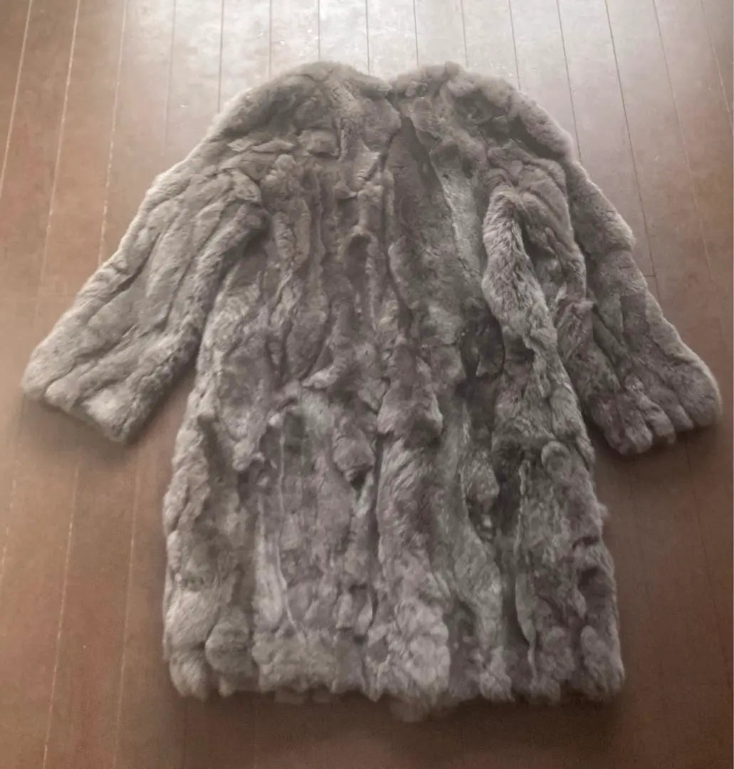 LOUANDREA Fur Coat Rabbit Fur Luxury