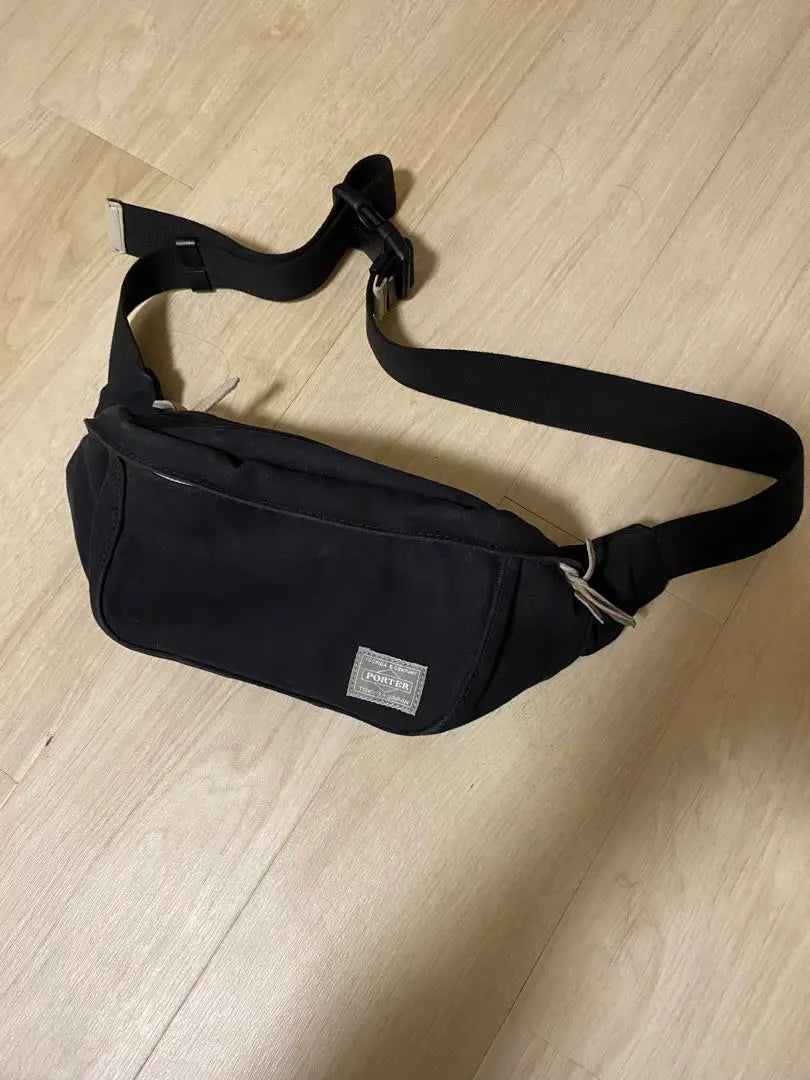 PORTER BEAT WAIST BAG Black