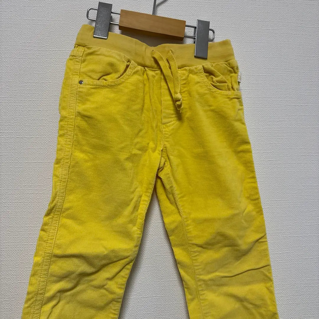 4anni Il Guffo Yellow Pants with Elastic Waist