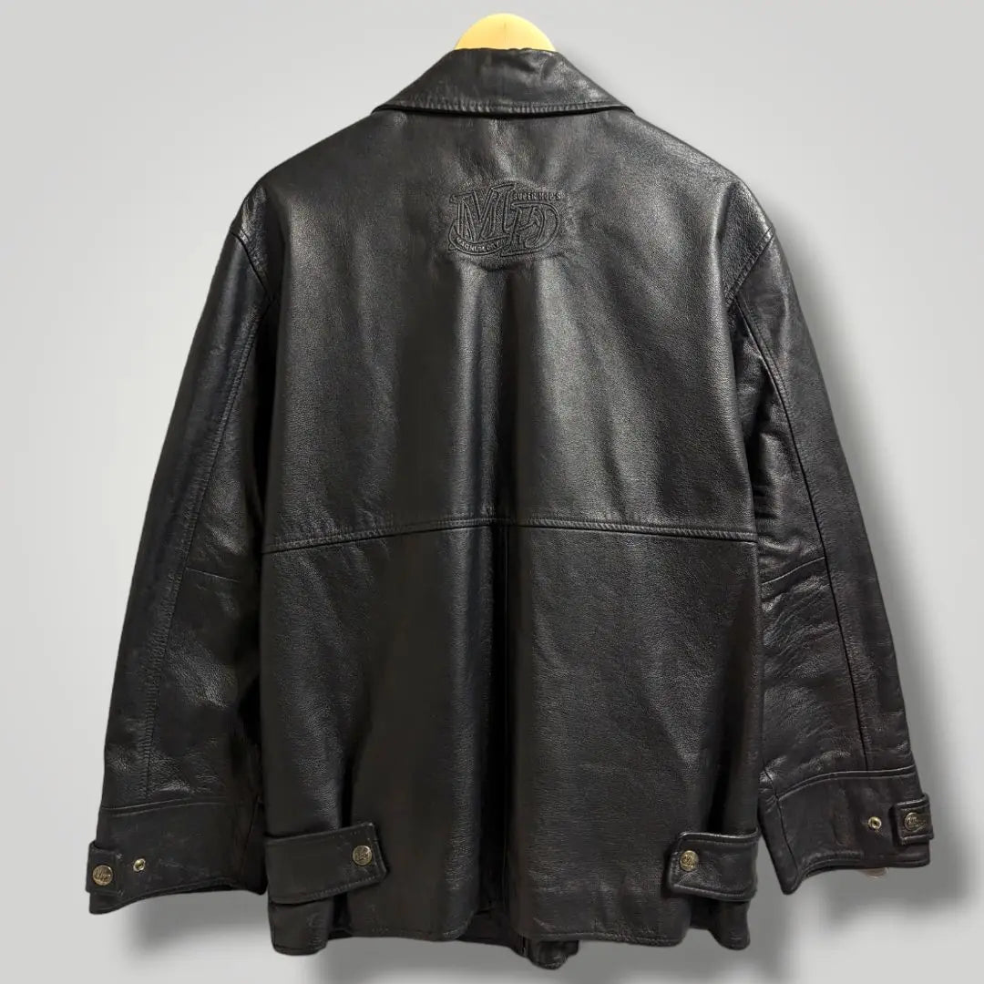 [9] Suntory Magnum Dry Leather Jacket Pig Leather Rider's