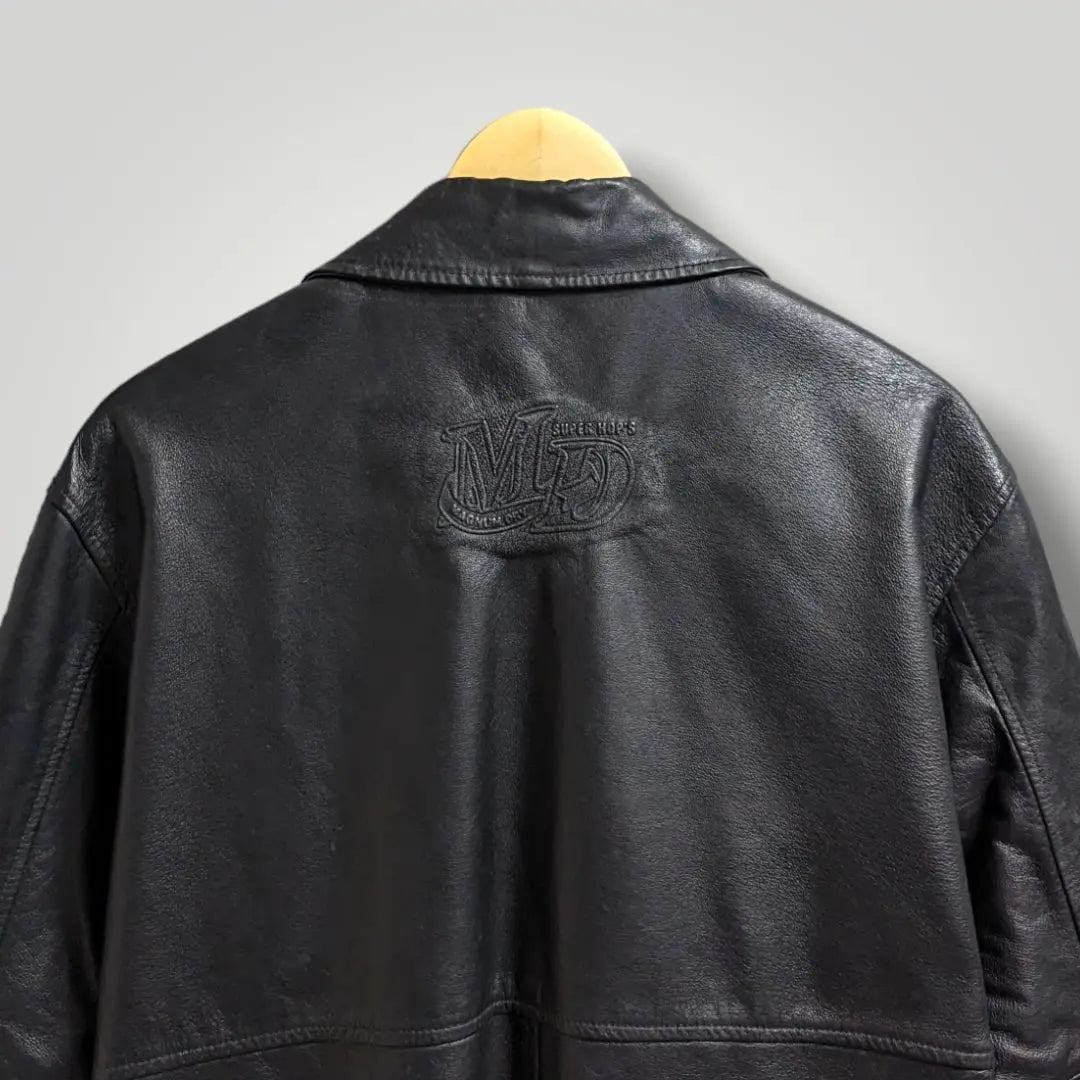 [9] Chaqueta de cuero Suntory Magnum Dry de piel de cerdo para jinete