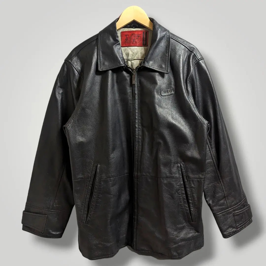 [9] Suntory Magnum Dry Leather Jacket Pig Leather Rider's