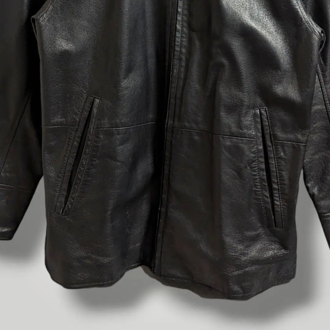 [9] Suntory Magnum Dry Leather Jacket Pig Leather Rider's