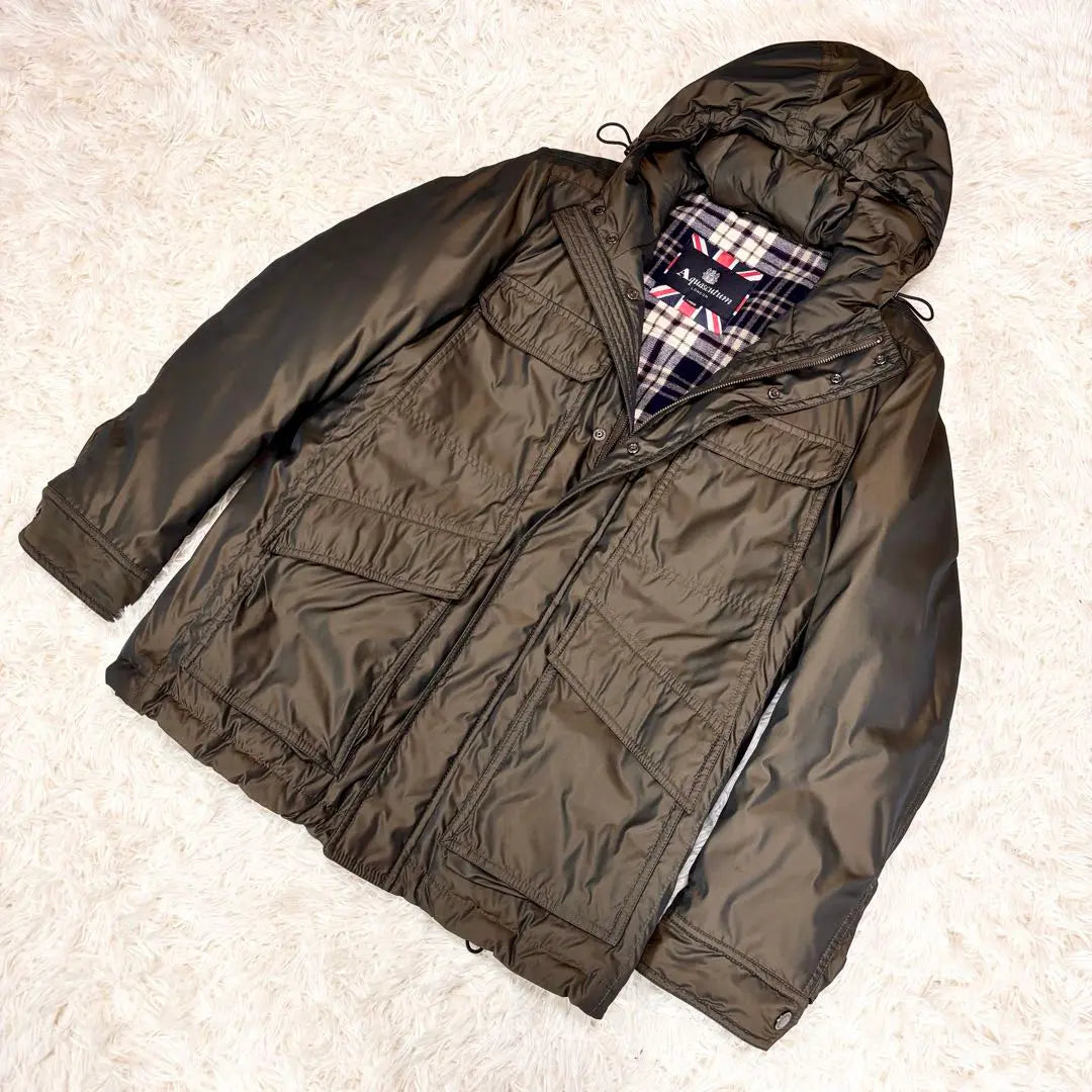 Aquascutum Down Jacket Cashmere Blend Extremely Warm