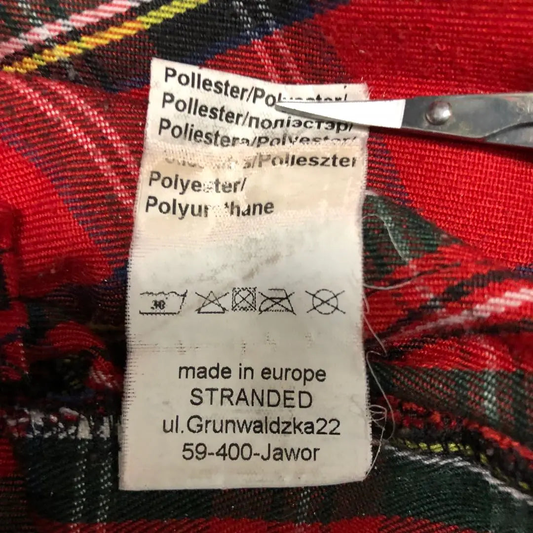 Super rare UK EURO Y2K PUNK bondage check pants