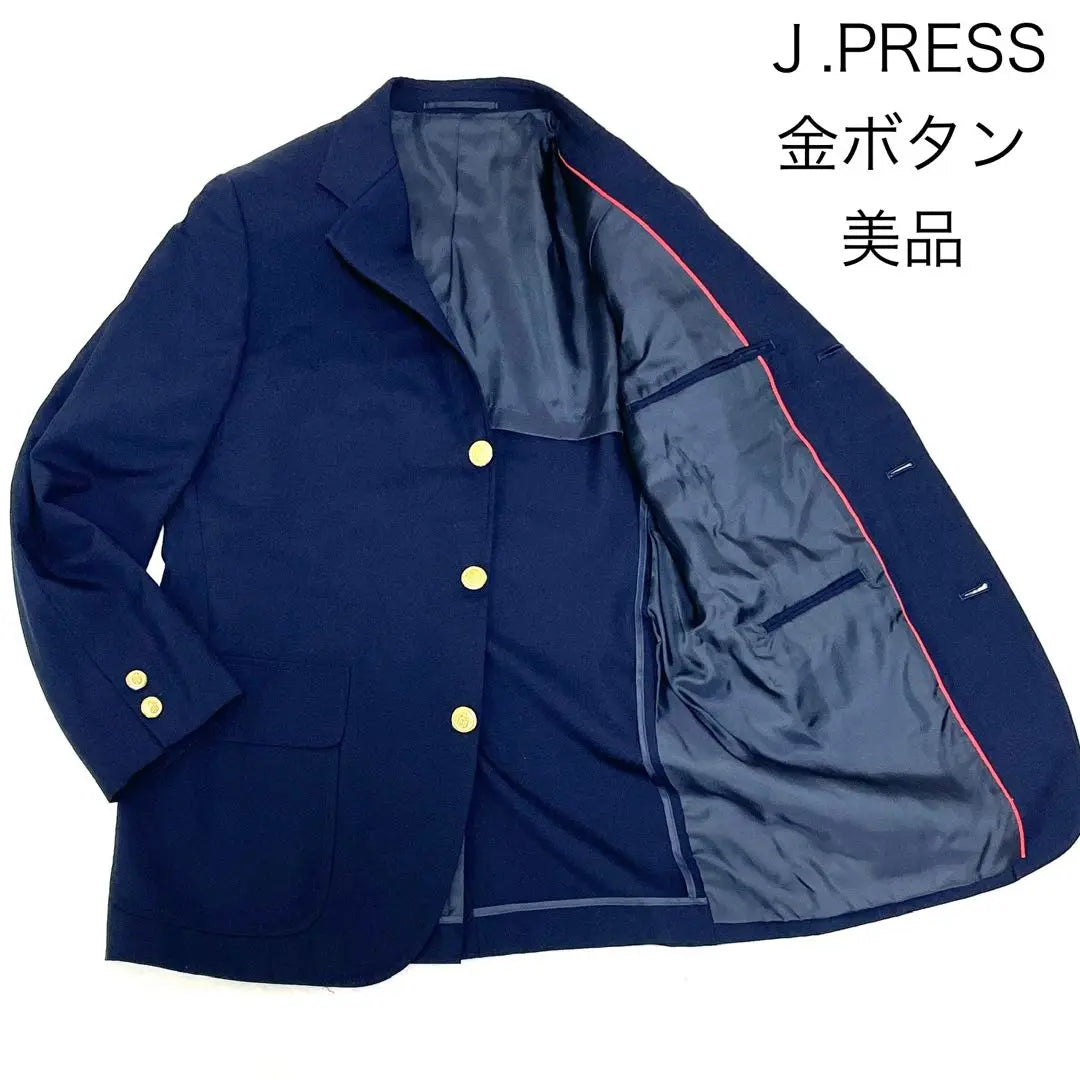 [Good condition] J.PRESS J.PRESS Jacket with Navy Braided Button Navy