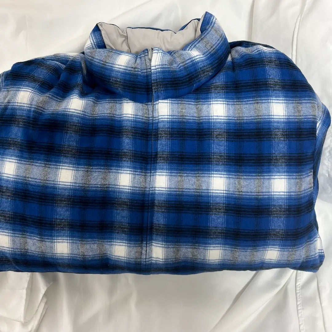 Supreme Flannel Reversible Puffer Jacket