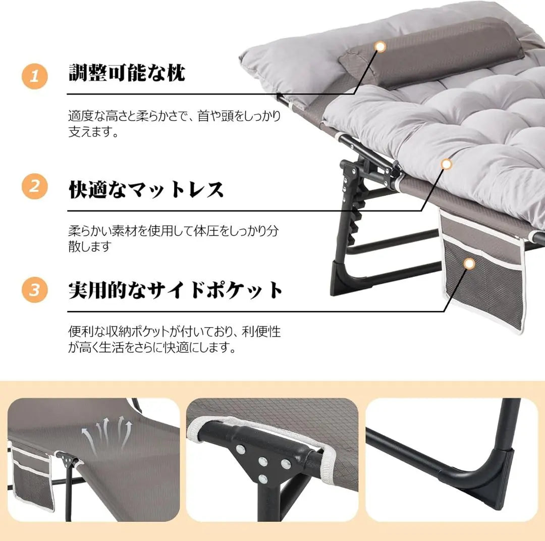 VECELO Folding Bed Folding Bed Simple Bed Folding Bed A