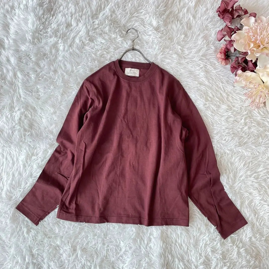 [ZARA ORIGINS] Long T-shirt (M) Made in Morocco, long sleeve cut and sew cotton