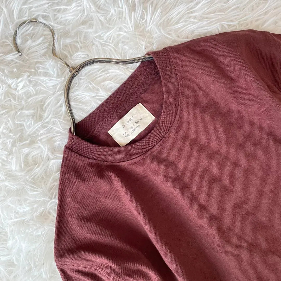 [ZARA ORIGINS] Camiseta larga (M) Fabricada en Marruecos, manga larga de algodón cortado y cosido