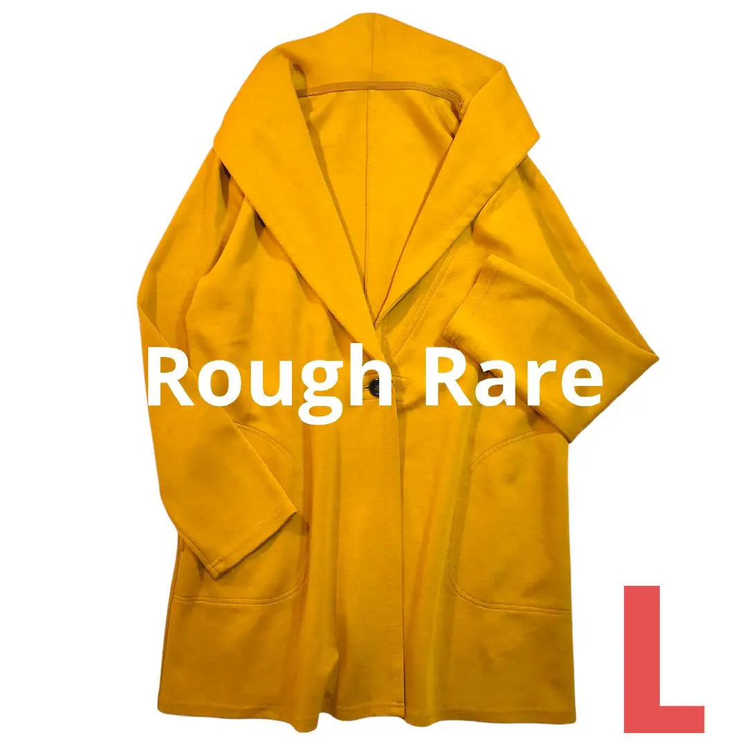 [Rough Rare] ★Sweat jacket★ Mustard color★ Loose silhouette