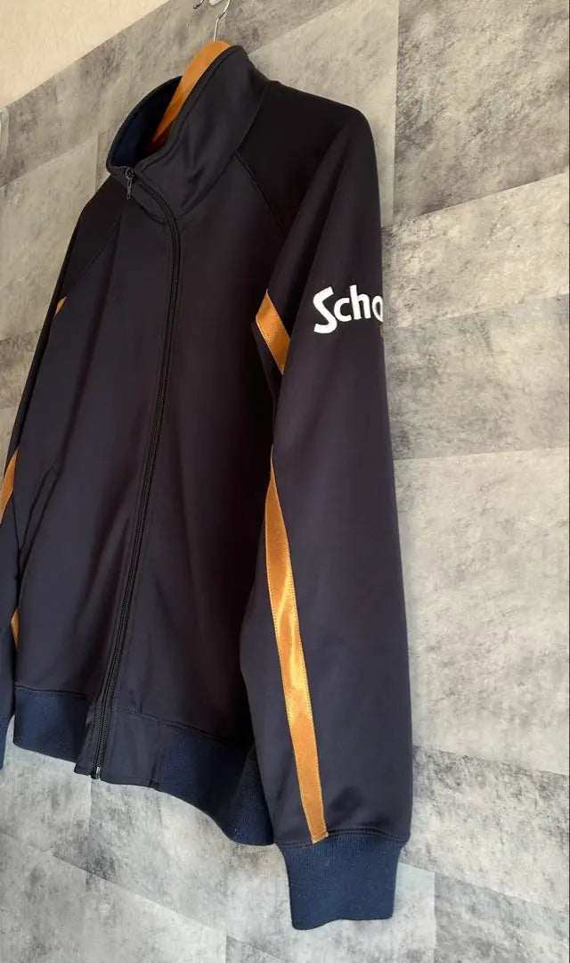 Schott Shot Track Jacket Jersey Black L Embroidered | Schott ショット　 トラックジャケット ジャージ ブラック L 刺繍入り