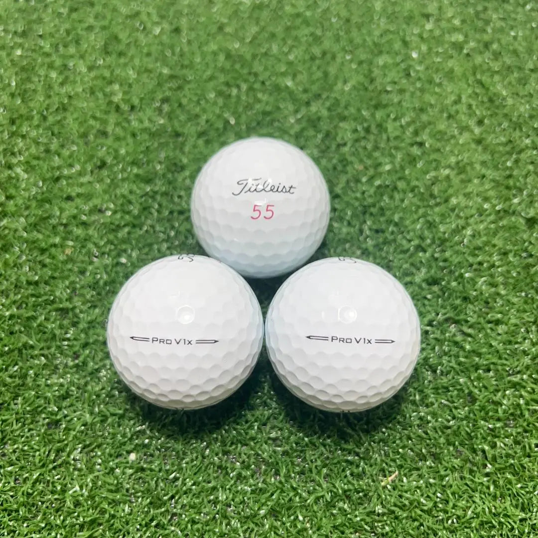 [S111] Titleist PRO V1X Blanco 23 años Bolas perdidas 24 bolas