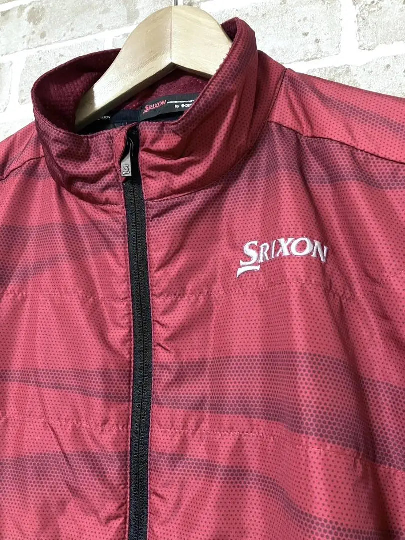 Good condition SRIXON Descente SRIXON Men's Short Sleeve Padded Jacket L Size