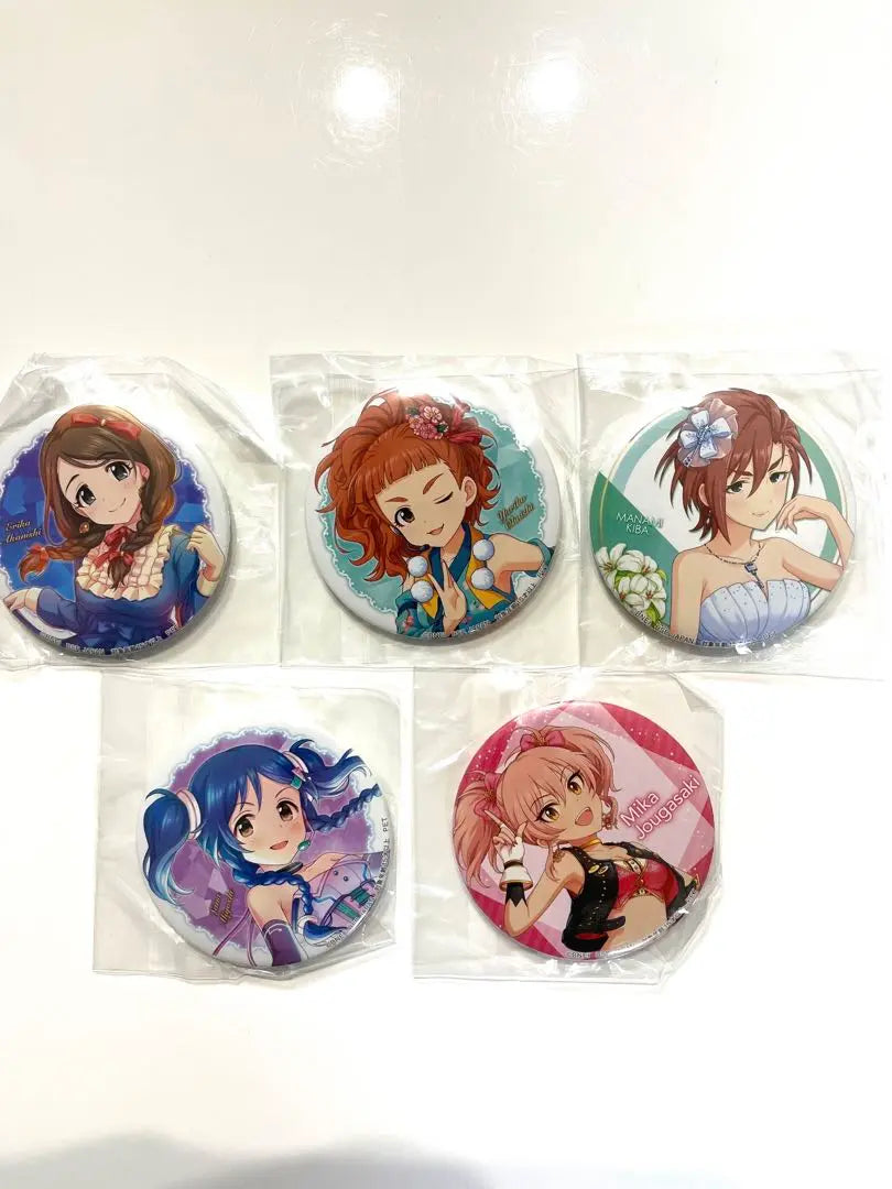 Idolmaster Deresute Can Badge Set of 5, Brand new, unused, Decoration, Anonymous Shipping