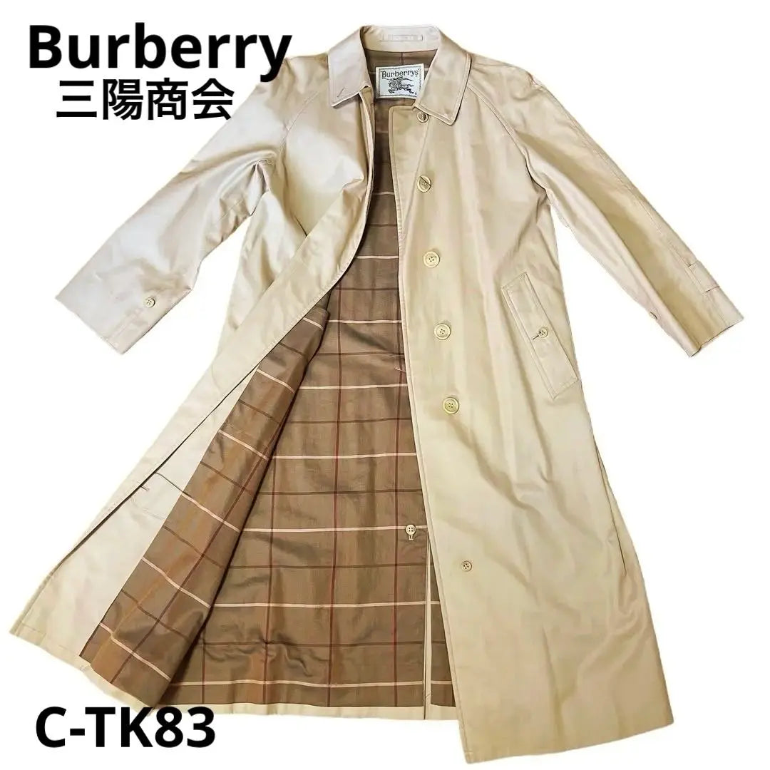 [Buen estado] Gabardina Burberry Sanyo Shokai C-TK83