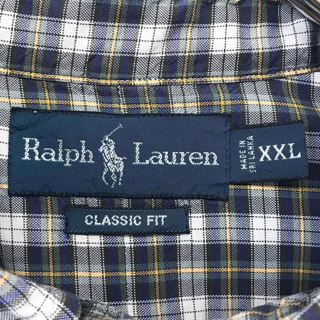 [Rare] Ralph Lauren Long Sleeve BD Shirt 2XL Embroidered NS321