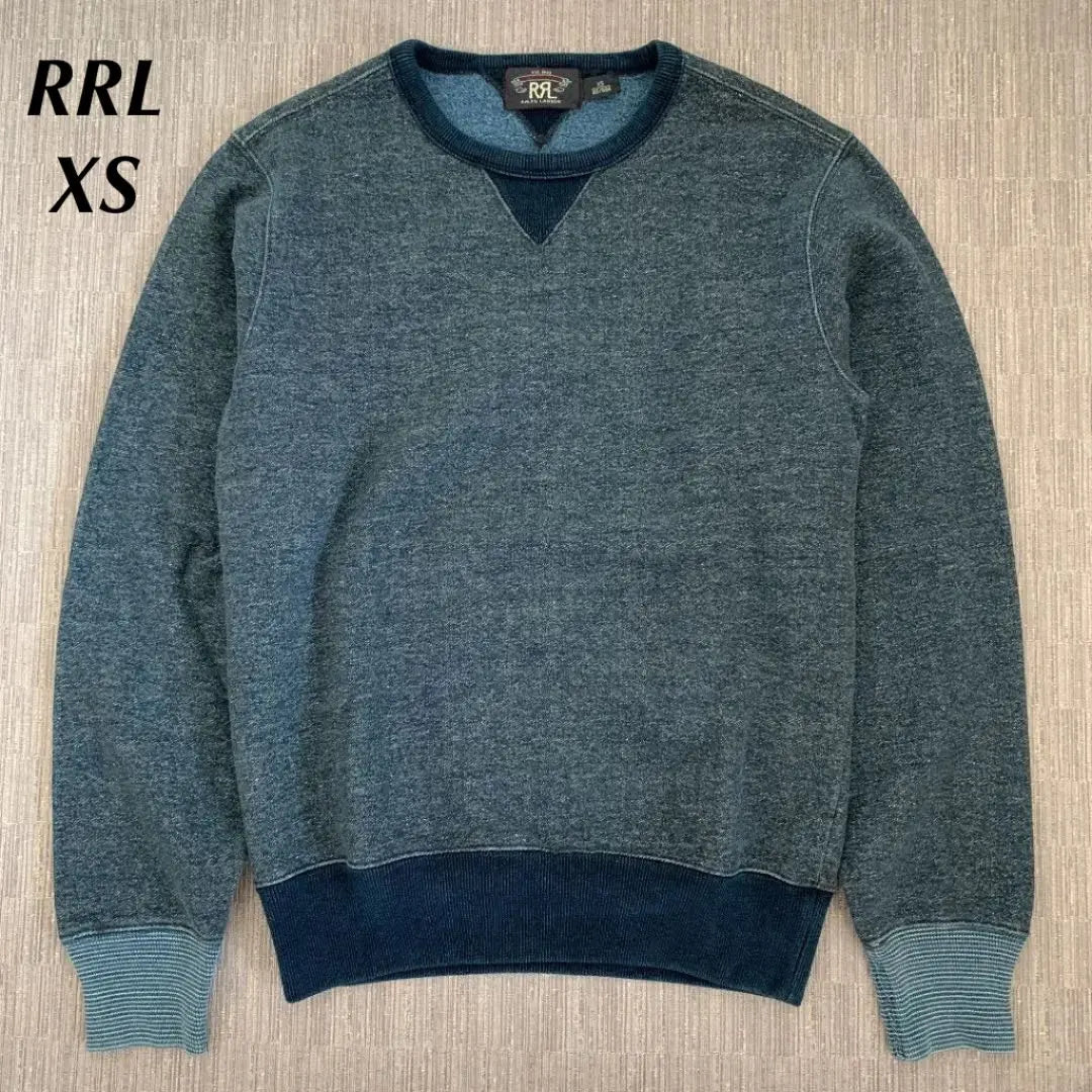 RRL Indigo Both V Sweatshirts