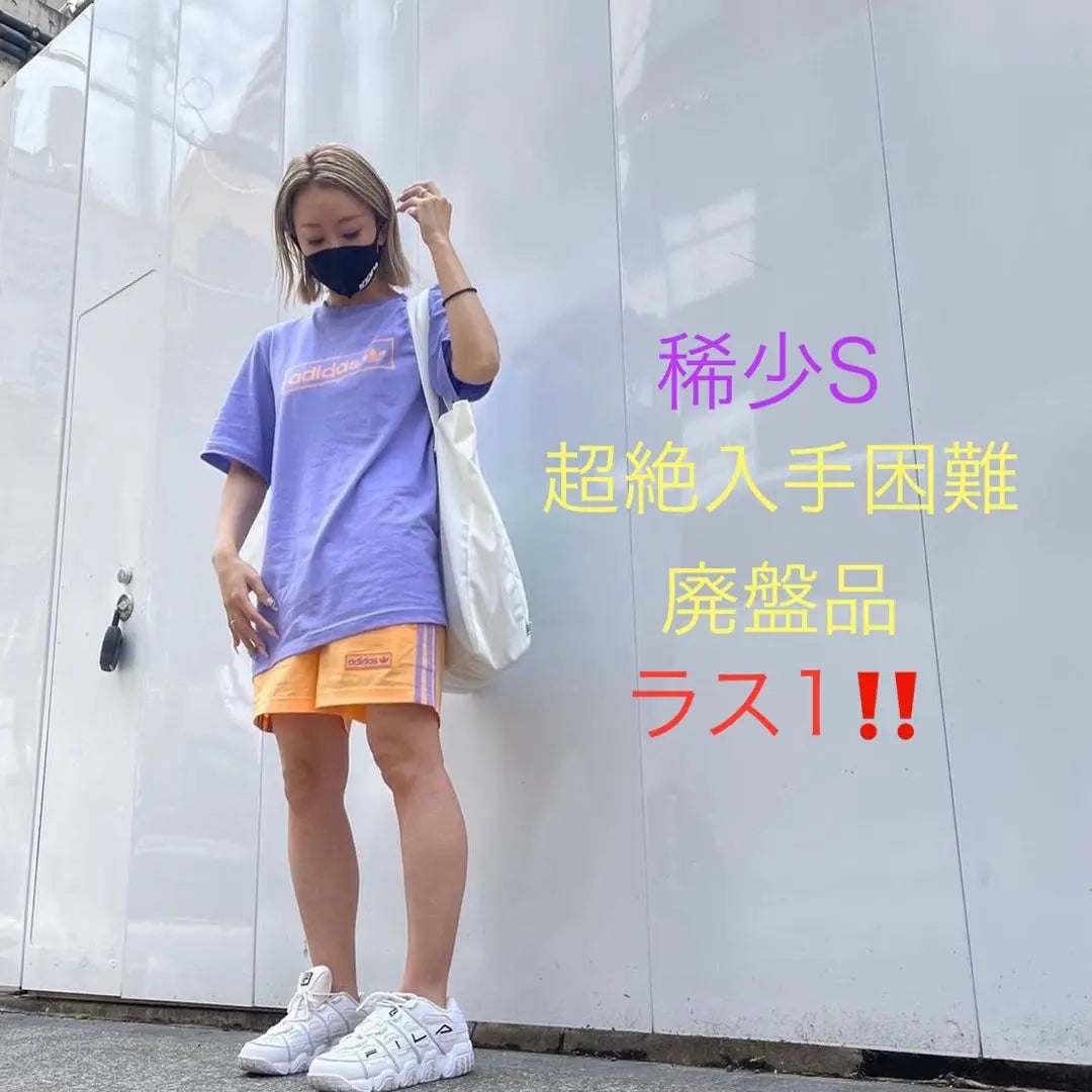 Kumi Koda Modelo Modelo Raro Descontinuado Descontinuado Adidas Originals Camiseta Púrpura S Belleza | 倖田來未着用モデル 稀少廃盤完売 アディダスオリジナルス Tシャツ 紫 S 美品