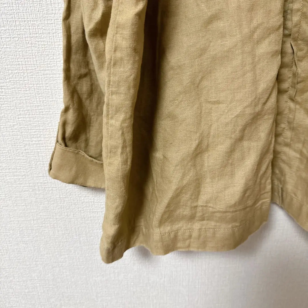 [Good condition] nimes et nimes hooded beige coat jacket