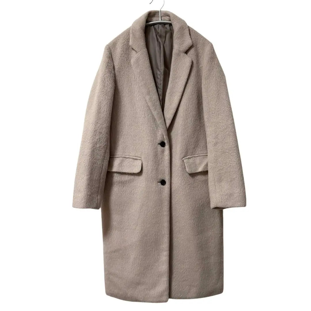 ◎Sense of Place Shaggy Chester Coat Women's 38 Beige