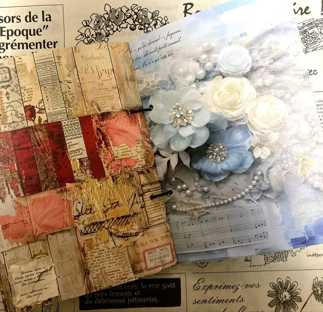 Cuaderno Junk Journal Misceláneo Hecho a mano a tu propio ritmo