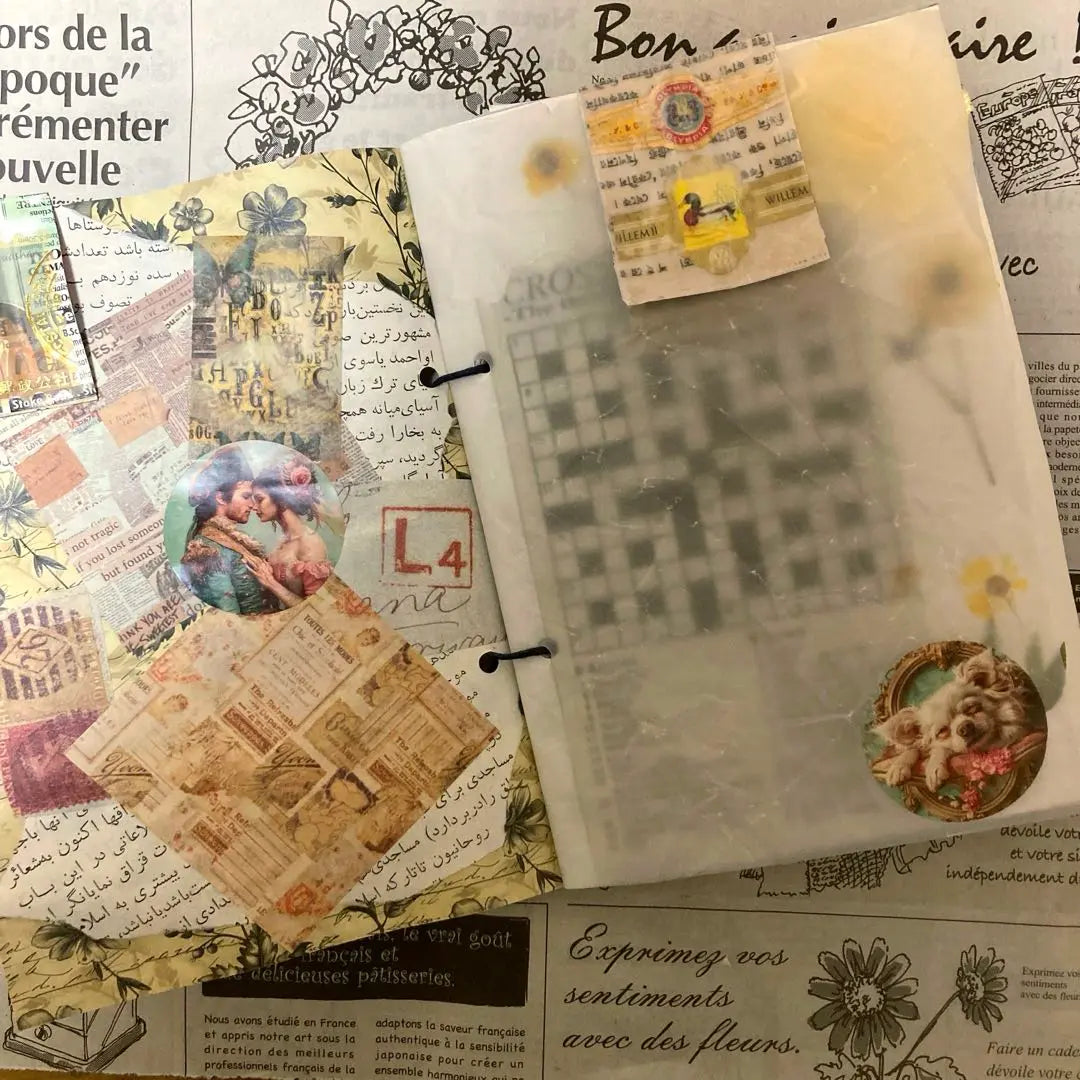 Cuaderno Junk Journal Misceláneo Hecho a mano a tu propio ritmo