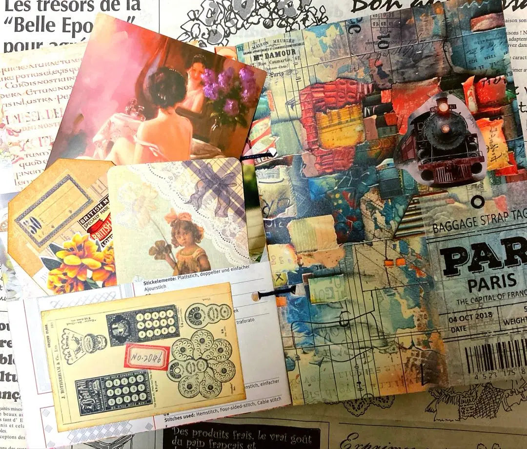 Cuaderno Junk Journal Misceláneo Hecho a mano a tu propio ritmo