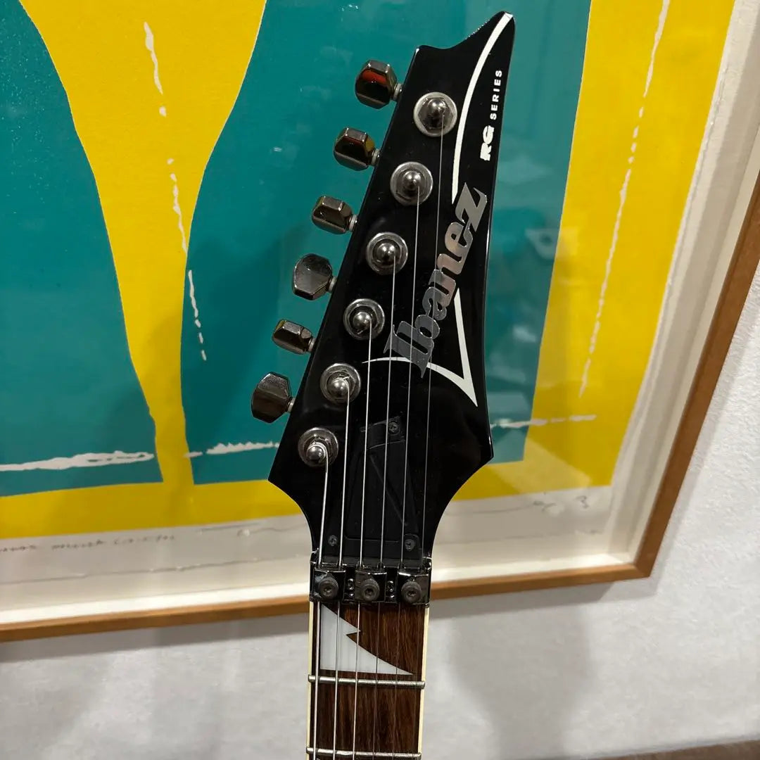 Guitarra eléctrica negra IBANEZ serie RG | Ibanez RGシリーズ ブラックエレキギター