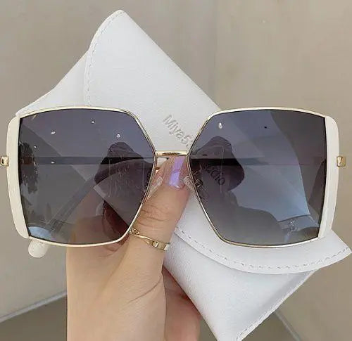 ♦Compra inmediata OK♦Gafas de sol blancas UV400 para mujer, para exteriores, para el mar, color blanco