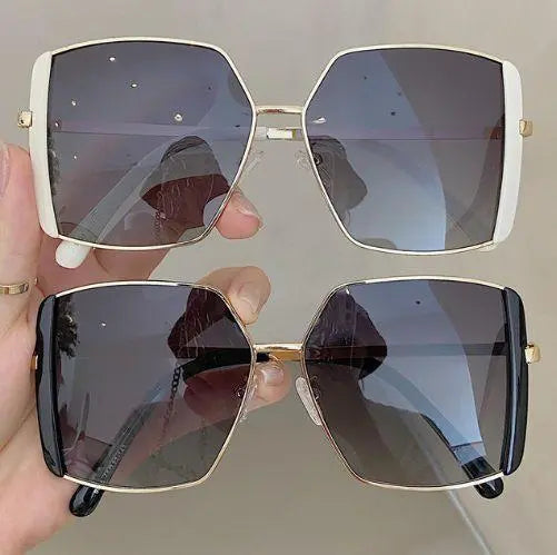 ♦Compra inmediata OK♦Gafas de sol blancas UV400 para mujer, para exteriores, para el mar, color blanco