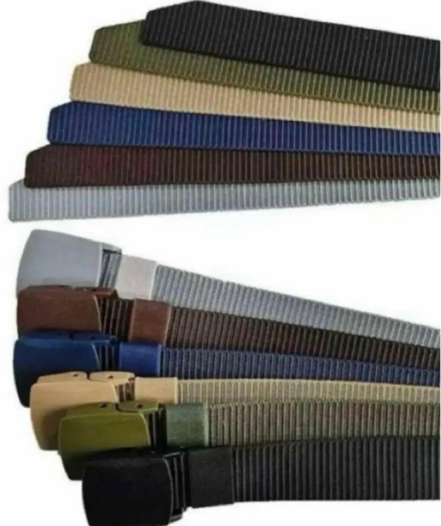 Nylon belt, navy and other 3 sets, non-metal gacha belt, lightweight, military