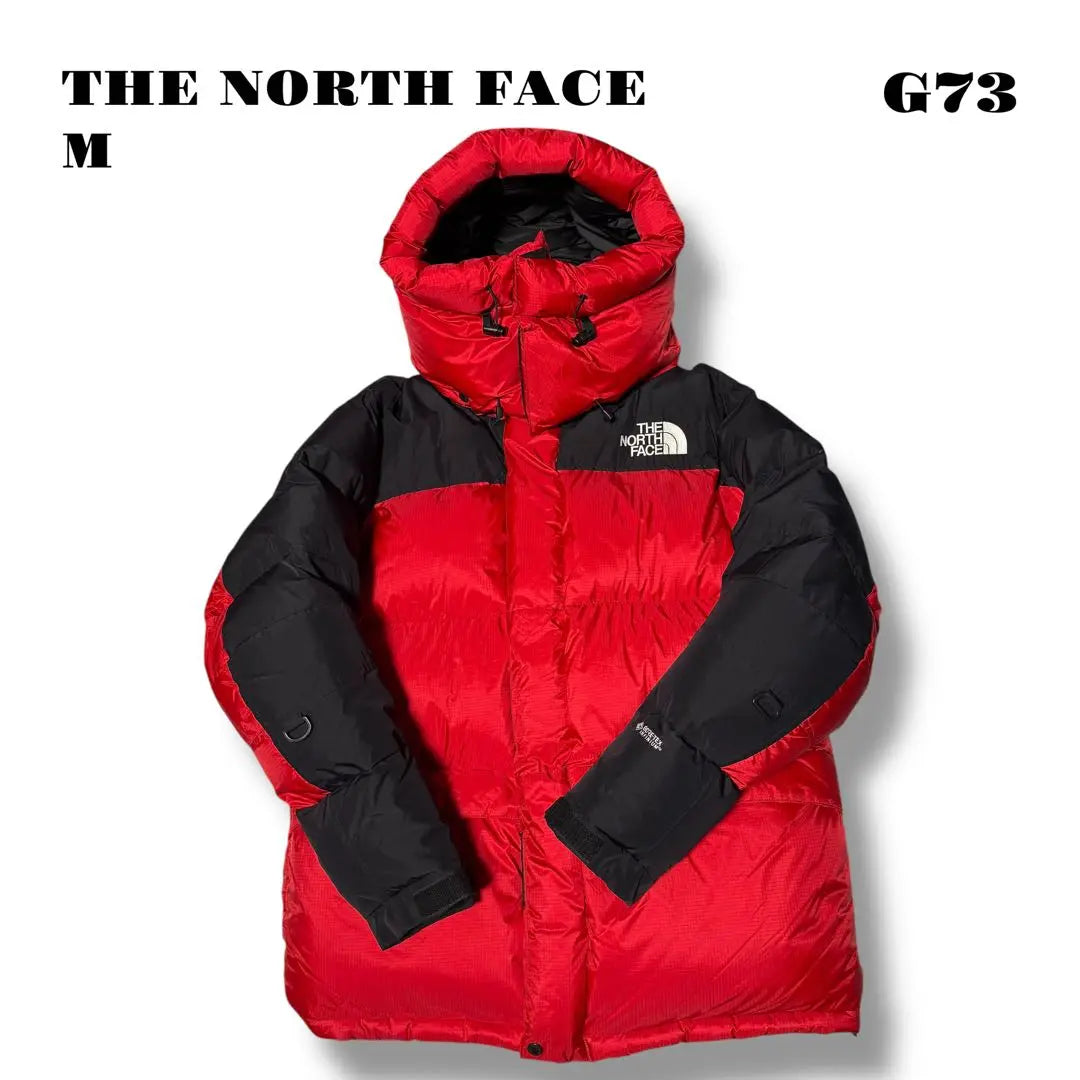 Popular item! THE NORTH FACE Down Jacket Hoodie Red Black M