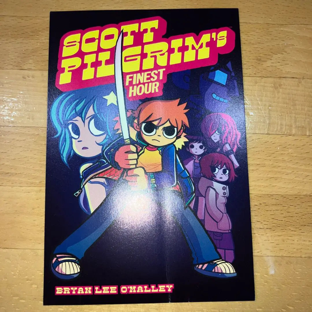 Scott Pilgrim Full Volume Set with first edition postcard