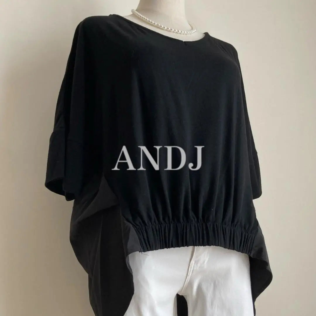 [Very popular] ANDJ Washable Asymmetrical V-neck Pullover M