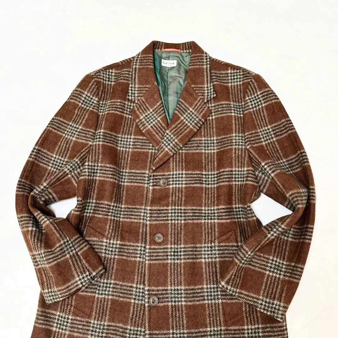 Extremely beautiful goods! Rare size! Paul Smith Chester Court Long Check