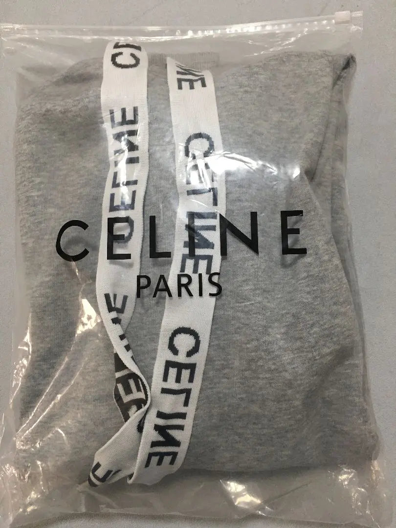 CELINE Grey Hooded Hoodie