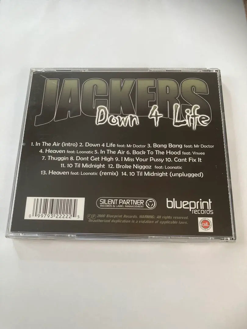 【G-RAP】CD de Jackers Down 4 Life