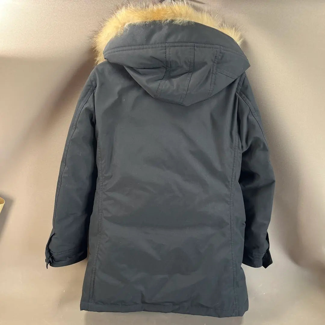 Burberry Black Label Down Jacket White Goose Raccoon Fur M | バーバリーブラックレーベル ダウンジャケット ホワイトグース タヌキファー M