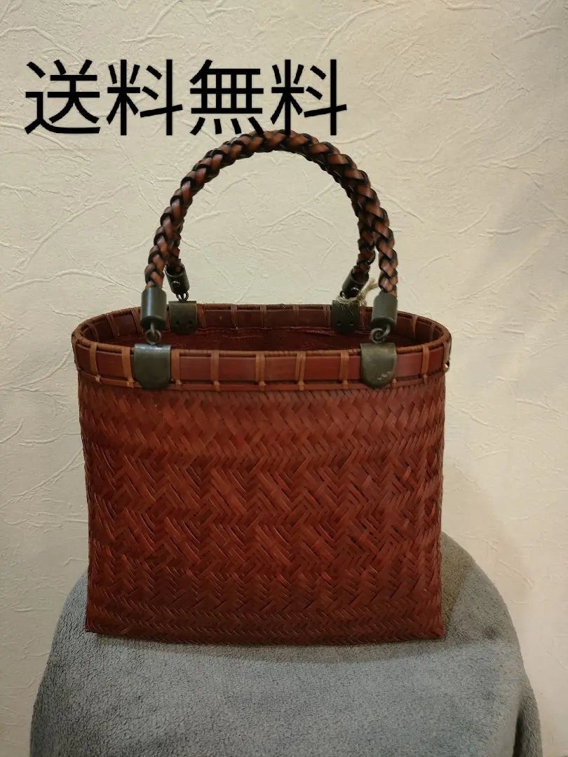 [Popular] [Bamboo crafts] Bamboo bag, handmade by craftsmen