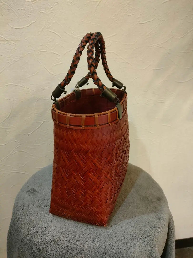 [Popular] [Bamboo crafts] Bamboo bag, handmade by craftsmen