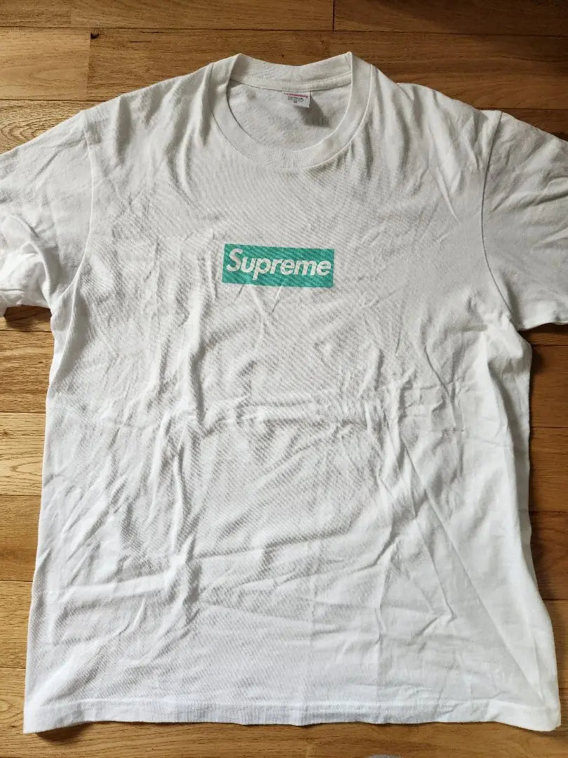 Camiseta Supreme Tiffany &amp; Co Box Logo Talla M | Camiseta Supreme Tiffany &amp; Co. Box Logo Mサイズ